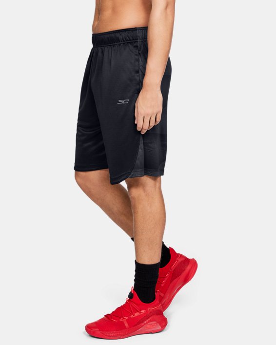 Men's Curry 10" Elevated Shorts in Black image number 3